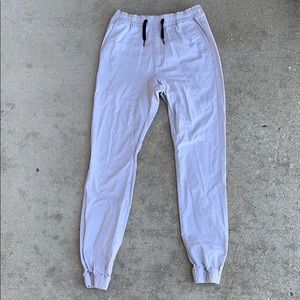 Zanerobe Sureshot Joggers in Light Grey, size 30.